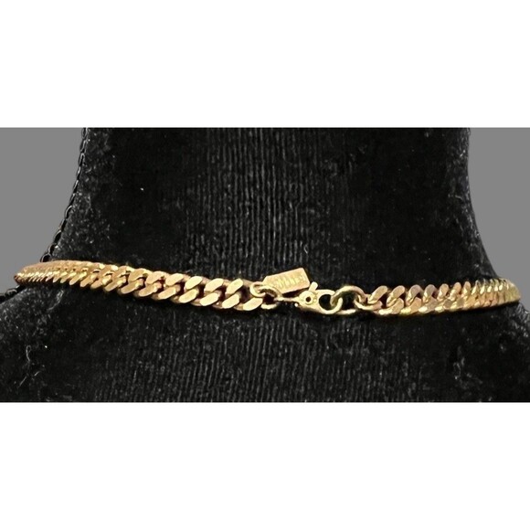 Vintage Monet Chunky Gold Tone Chain Necklace 30” Signed Statement Link Jewelry - Picture 3 of 3